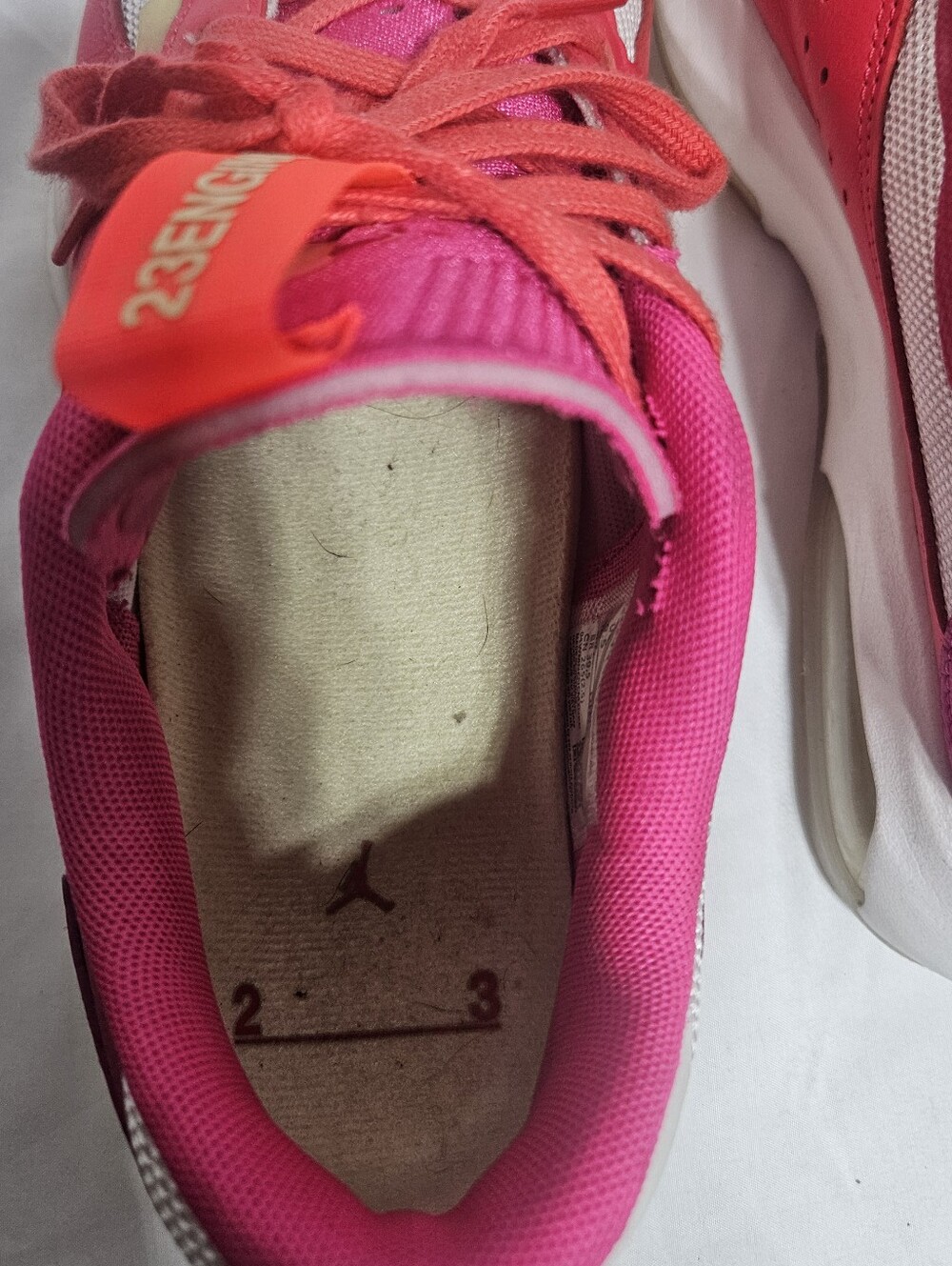 Nike Air Jordan 23 Engineered Sneakers Women's 9.5 Pink DH7381-606 - Picture 5 of 7